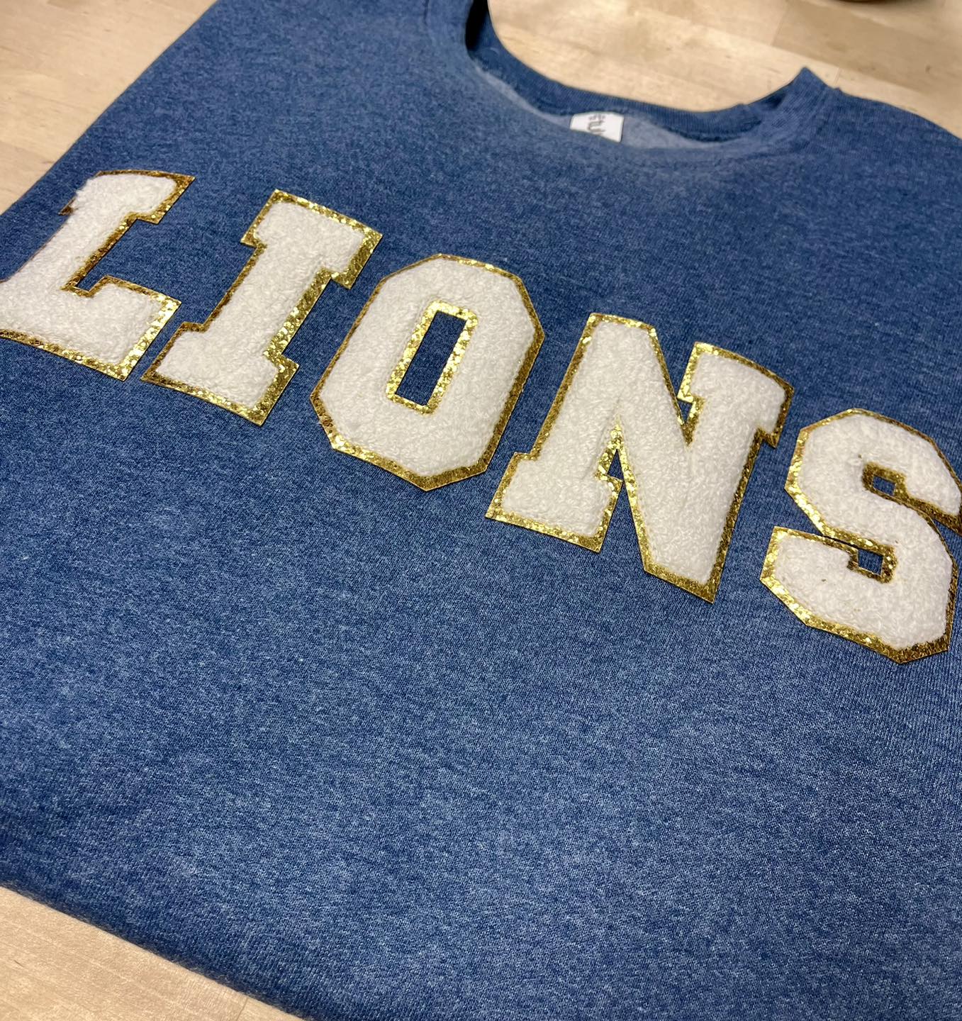 Lions Chenille Crewneck