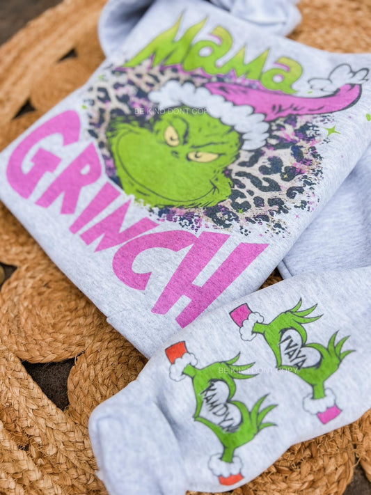 Custom Mama Green Guy Crewneck