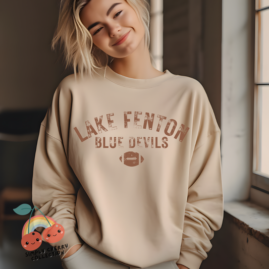 Lake Fenton Sand Crewneck