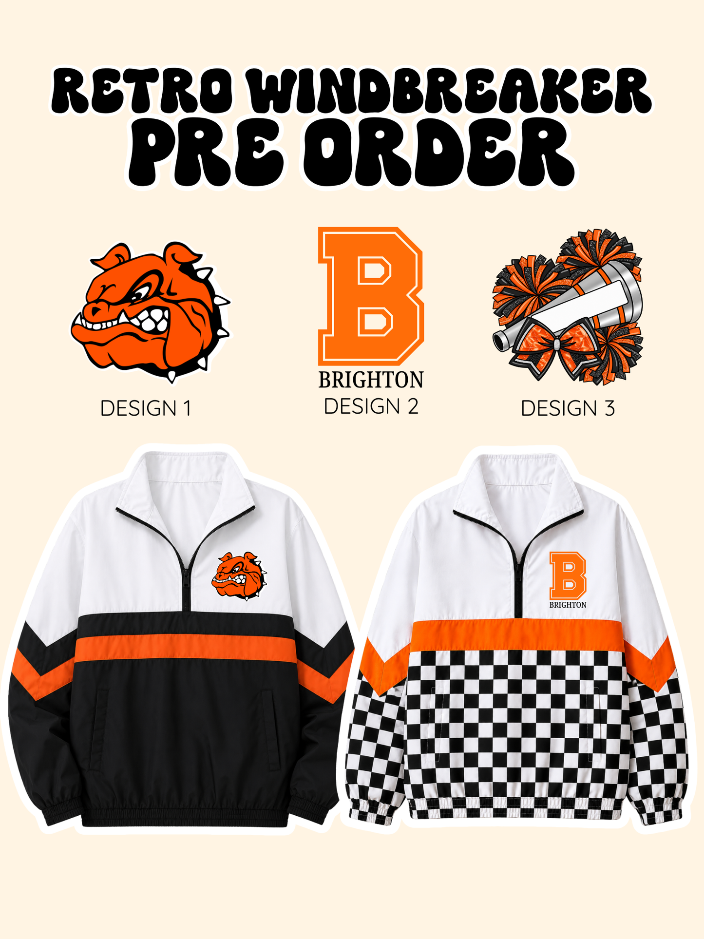 School Spirit Windbreakers