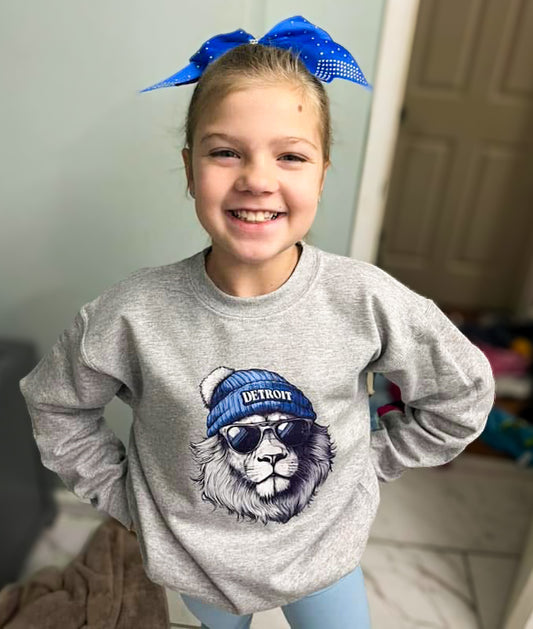 Detroit Beanie Lion