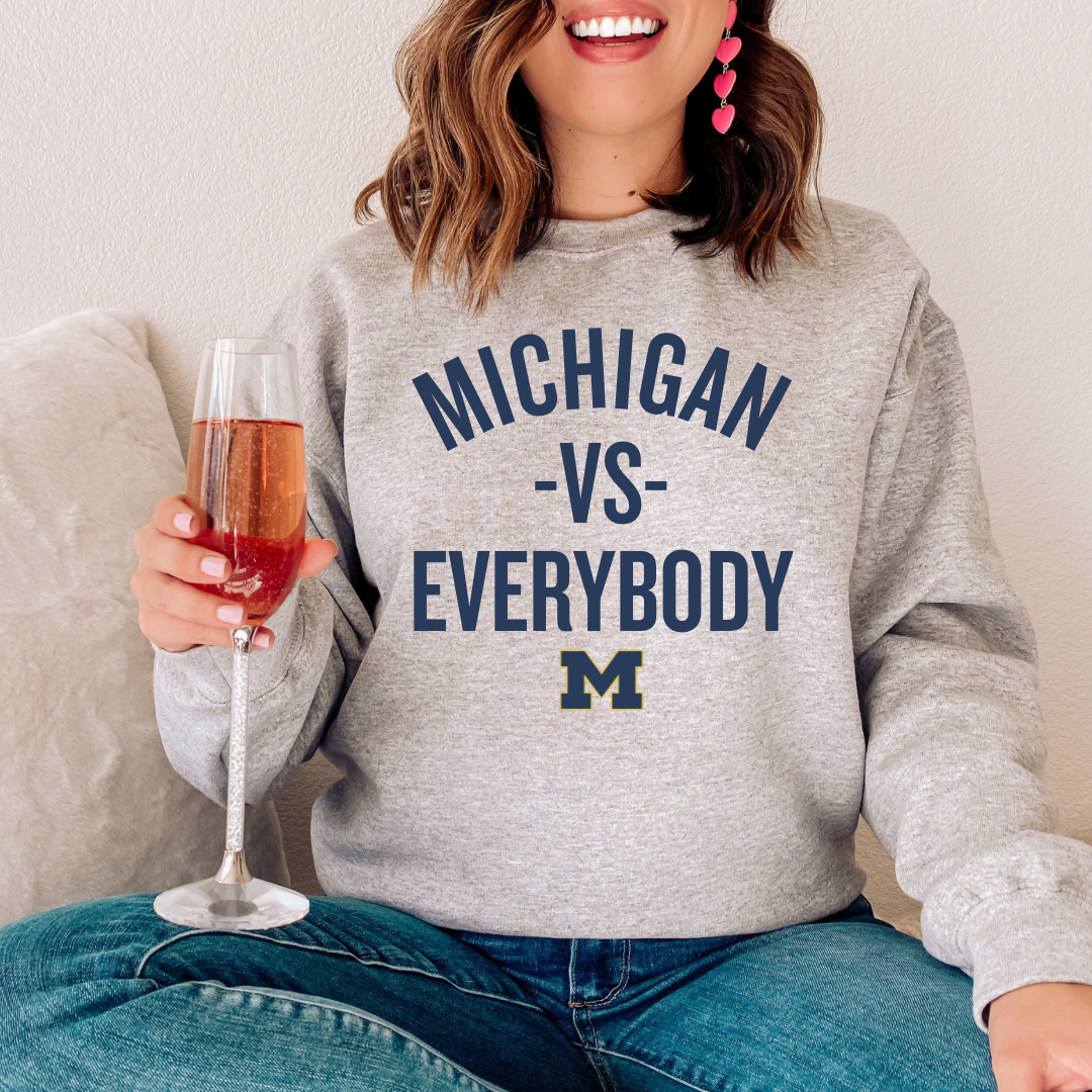 Michigan VS Everybody / Gray&Navy