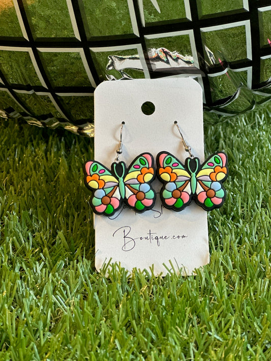 Silicone Butterfly Earring
