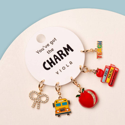 School Charm Set