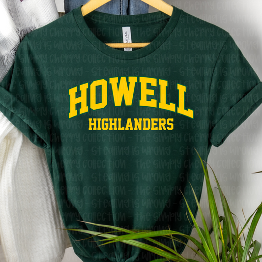 Howell Highlanders Yellow + Green