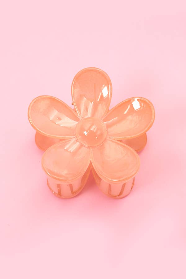 Oversized Flower Claw Clip