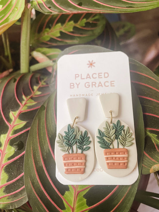 Potted Plant 2 Earrings