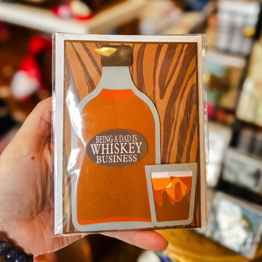Dad Whiskey Card