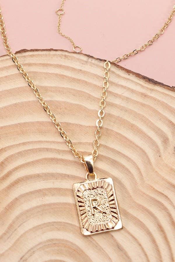 Delicate Initial Pendant