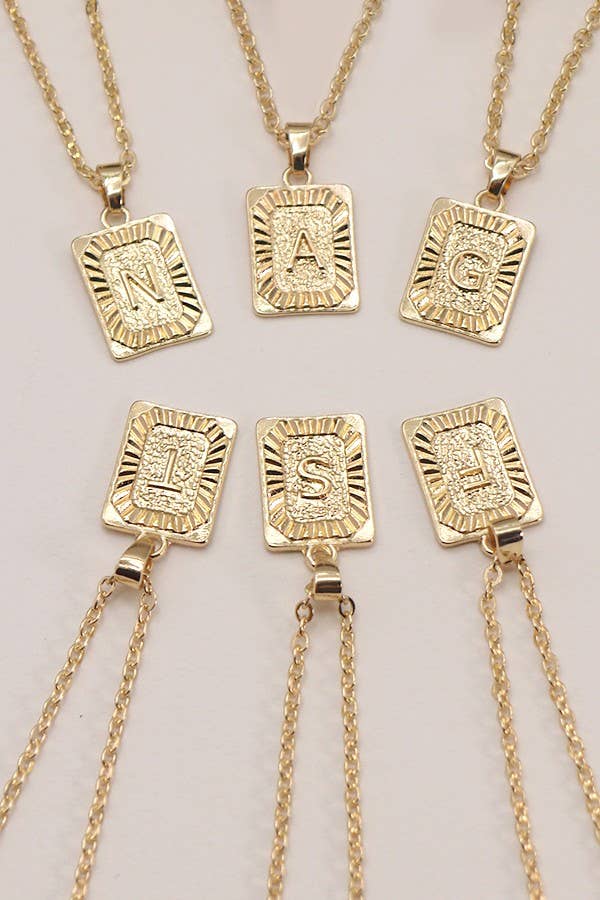 Delicate Initial Pendant