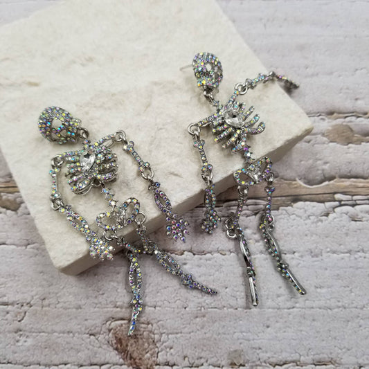 Skull Body Earrings