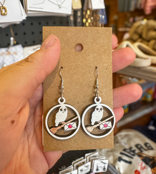 Harry Potter Inspired Wood Earrings