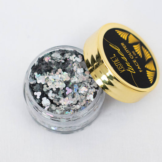 Sterling Silver Face Glitter