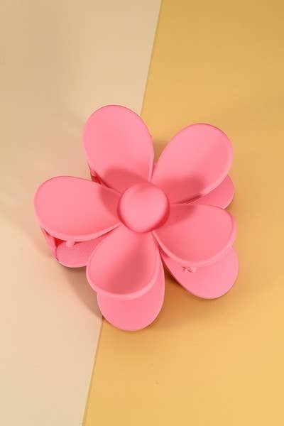 Oversized Flower Claw Clip
