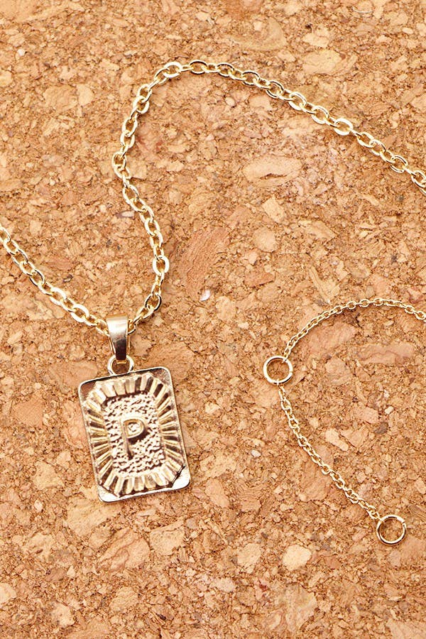 Delicate Initial Pendant