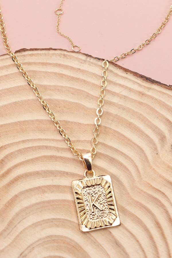 Delicate Initial Pendant
