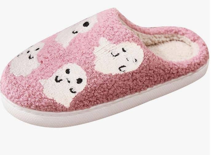 Halloween Pink Ghost Slippers