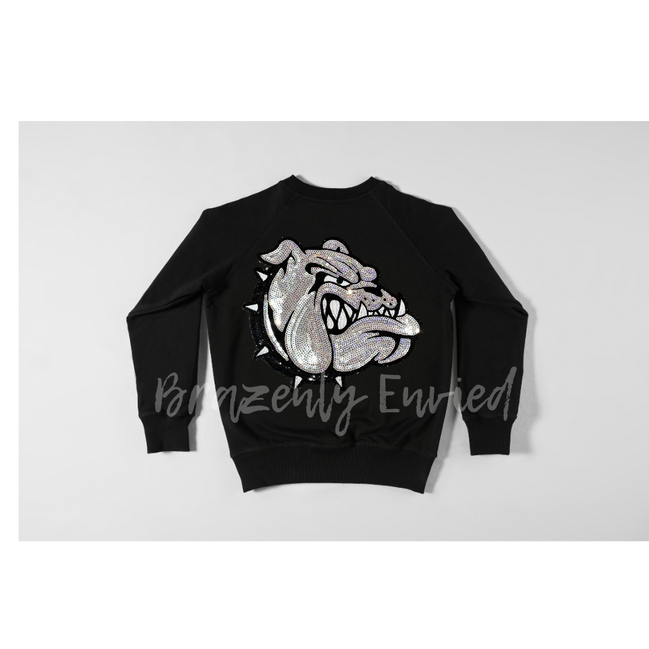 Bulldog Sequin Patch