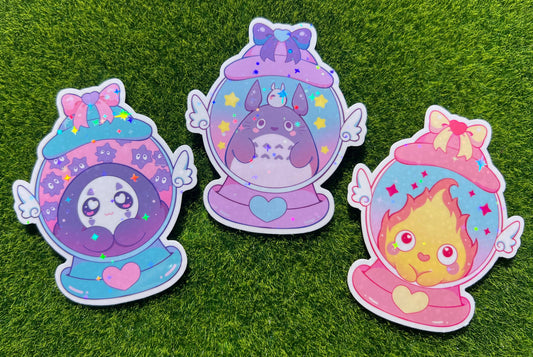 Kawaii Ghibli Sticker Calcifer