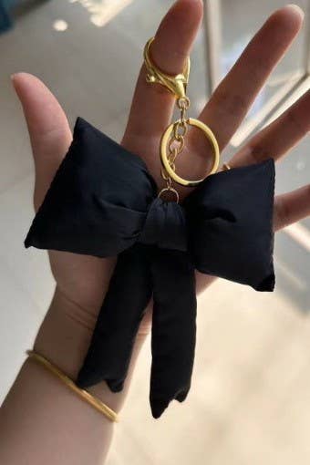 Puffy Bow Bag Charm