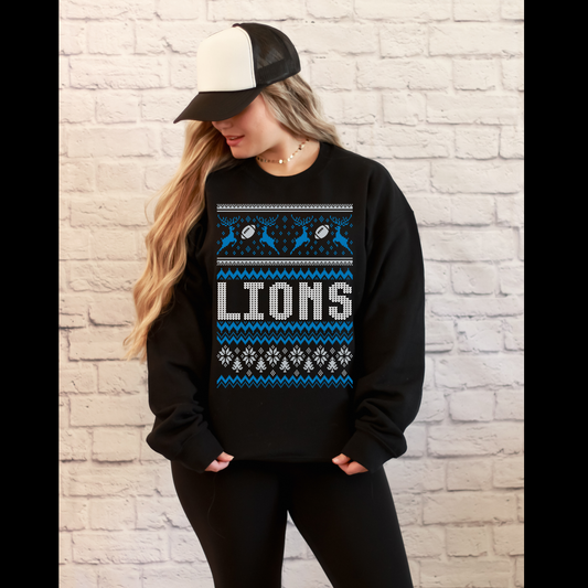 Lions Christmas Sweater