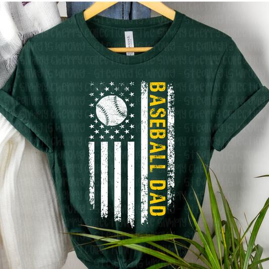 Baseball Mom & Dad Flag