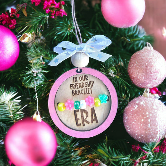In Our Friendship Bracelet Era Taylor Inspired Ornament