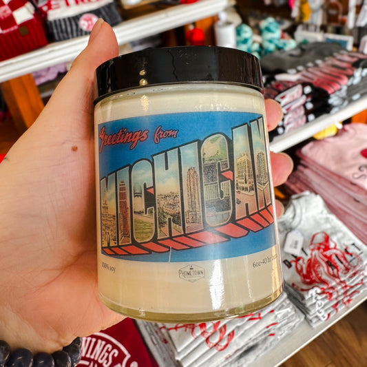 Greetings From MI Candle