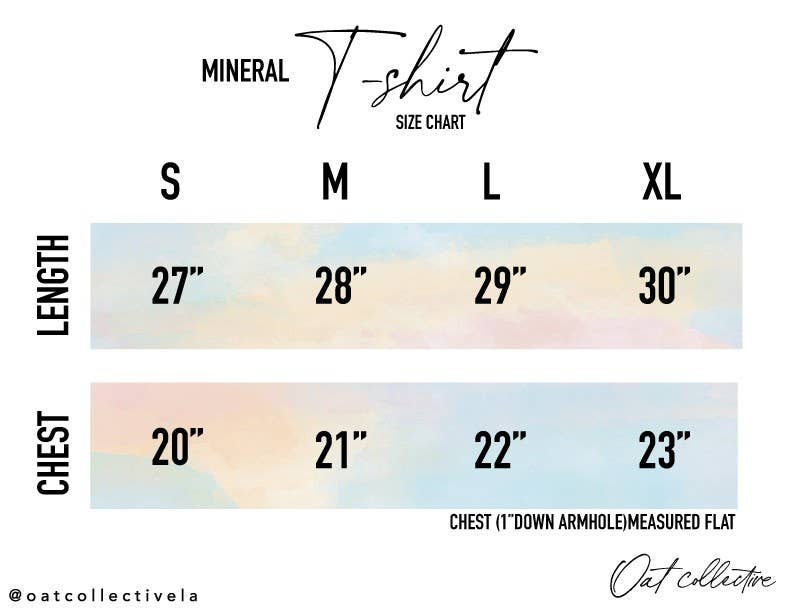 Mineral Washed Howell Outline Tee