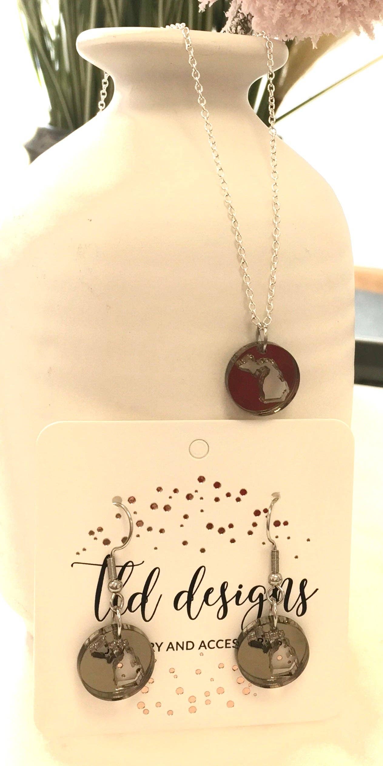 Michigan Mirrored Earrings