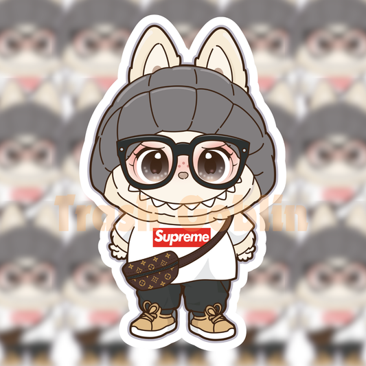 Luxury Labubu Sticker