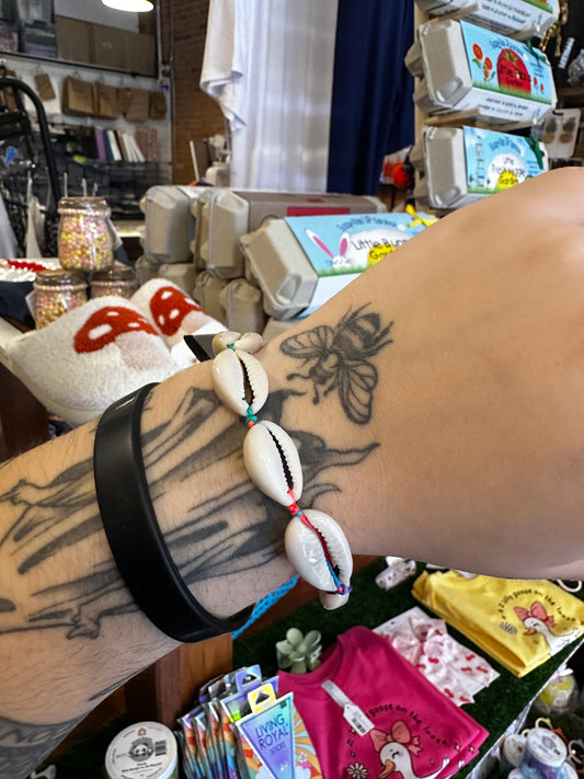 Hand Braided Cowrie Shell