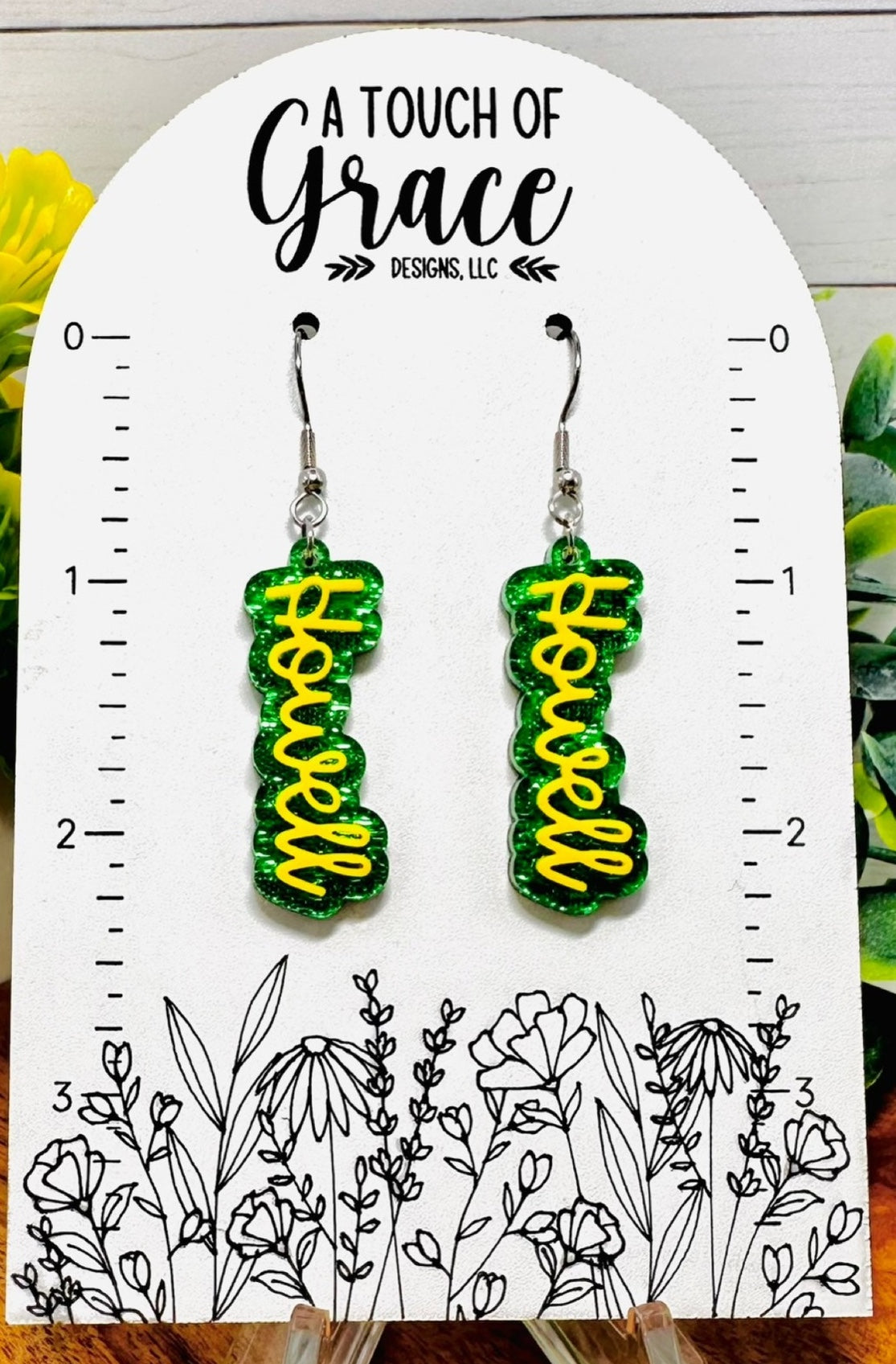 Howell Glittery Dangle Earrings