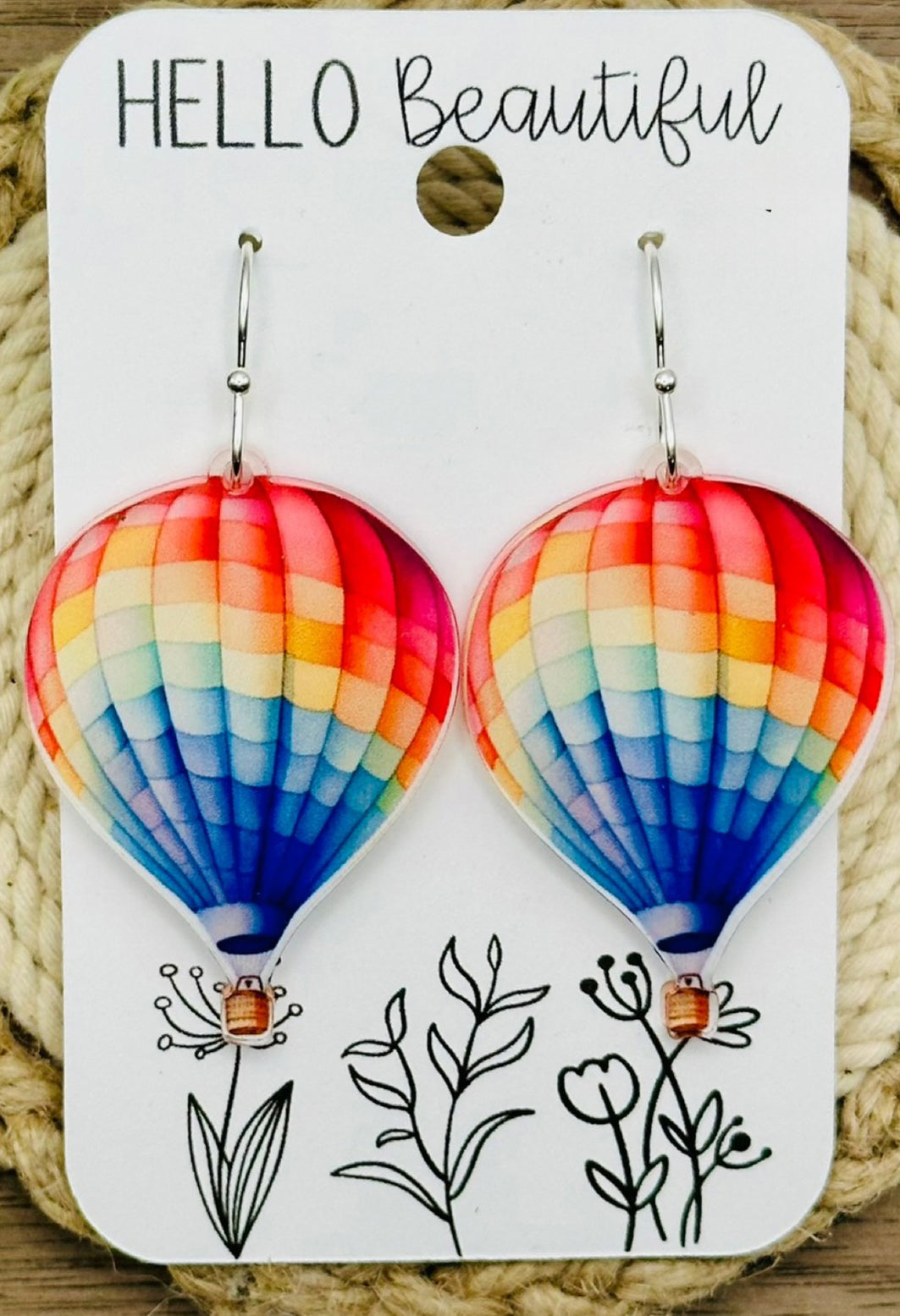 Hot Air Balloon Earrings