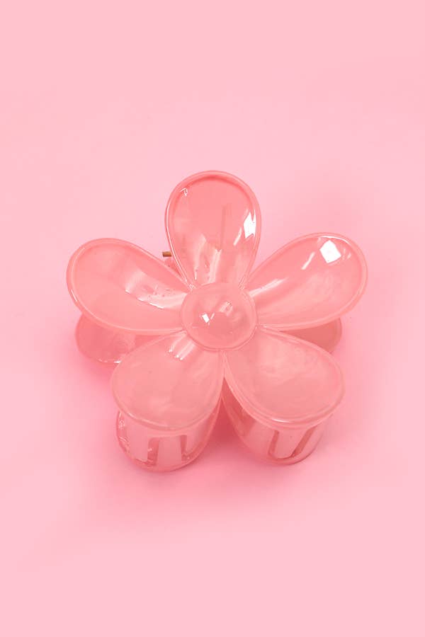 Oversized Flower Claw Clip