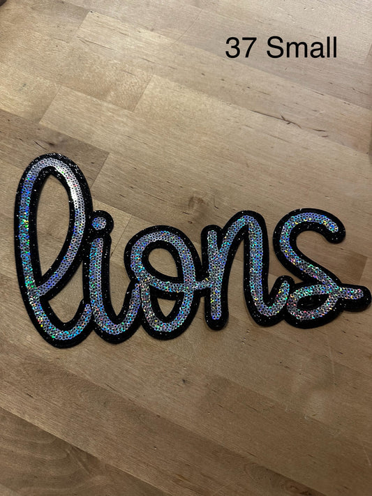Lions Sequin Patch