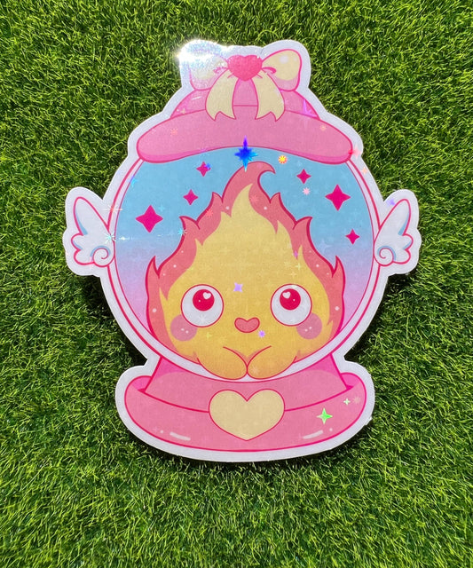 Kawaii Ghibli Sticker Calcifer