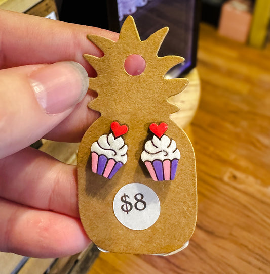 Cupcake Earrings
