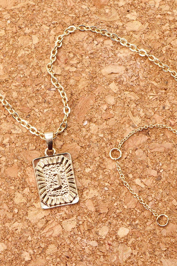 Delicate Initial Pendant