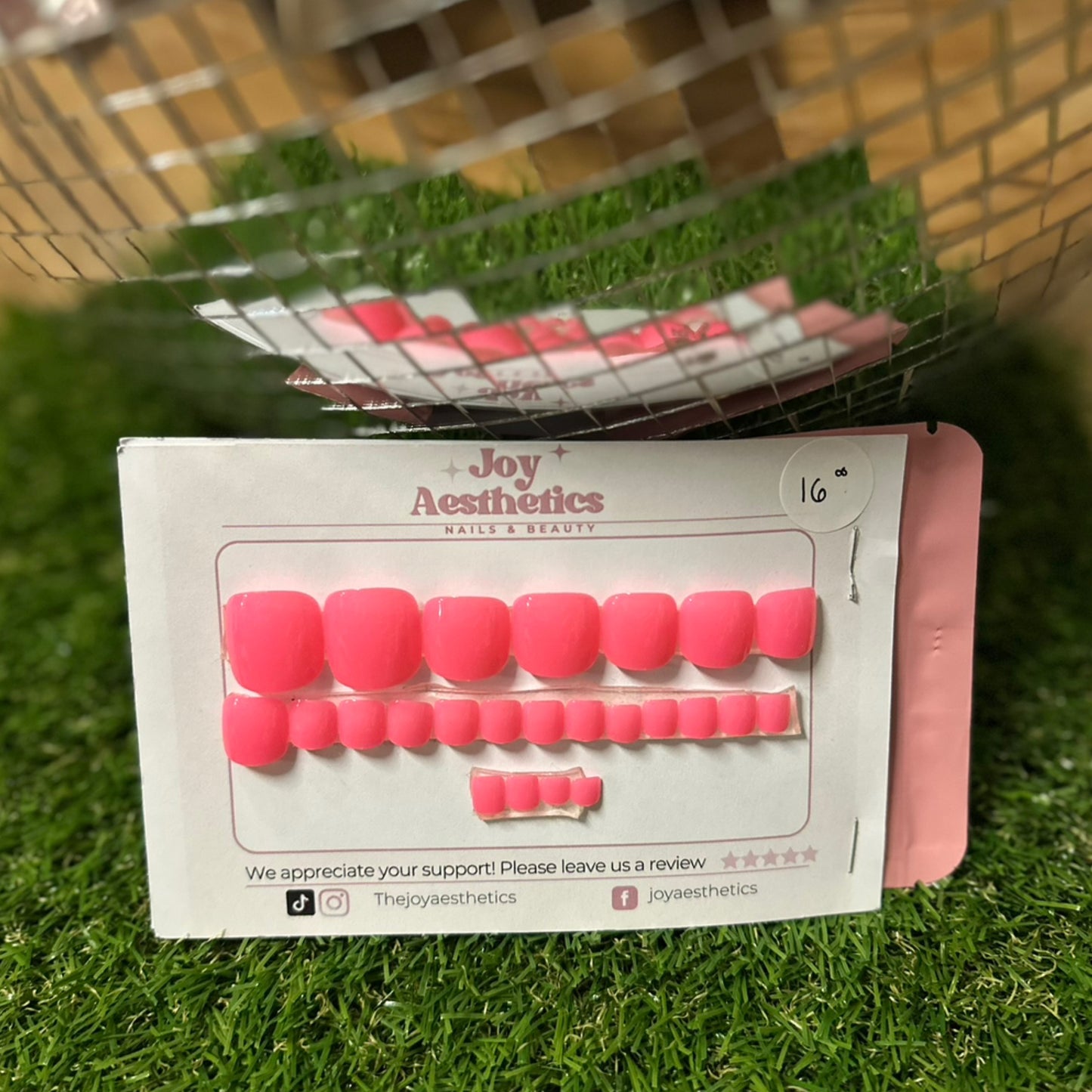 Hot Pink Toe Nails