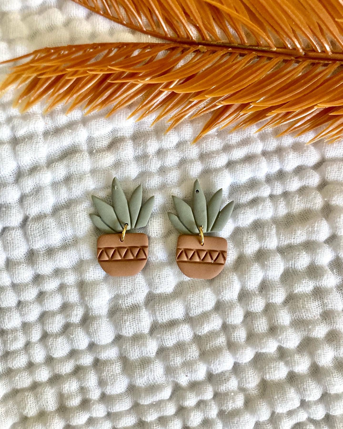 Succulent Earrings