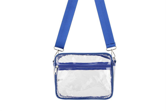 Ladies Clear see Thru Crossbody Fashion Handbag
