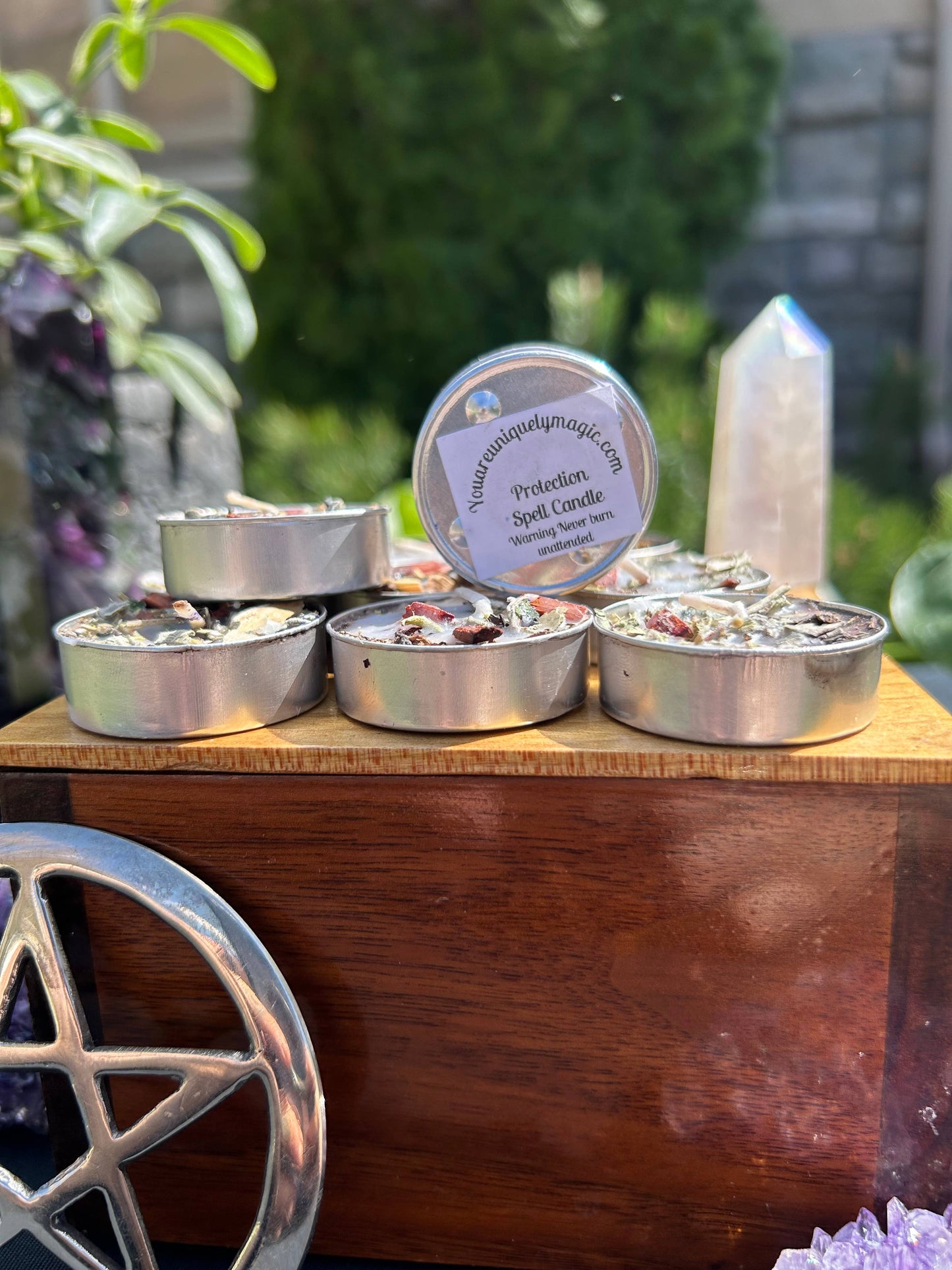 Protection Tealight Spell Candles