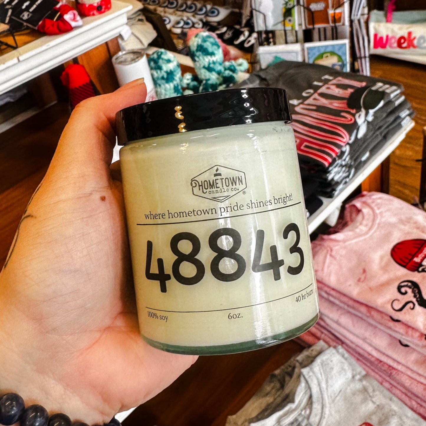 Hometown 48843 Candle
