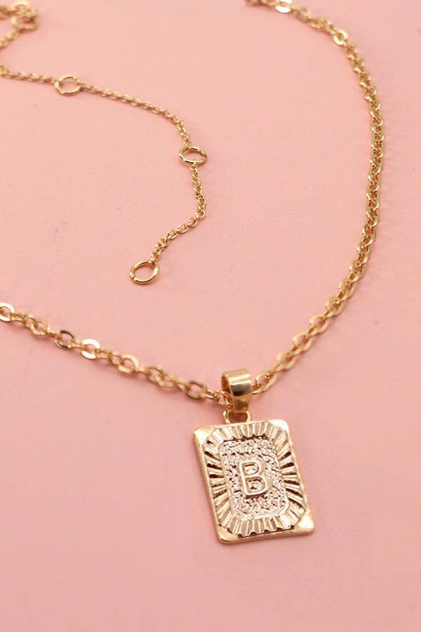 Delicate Initial Pendant