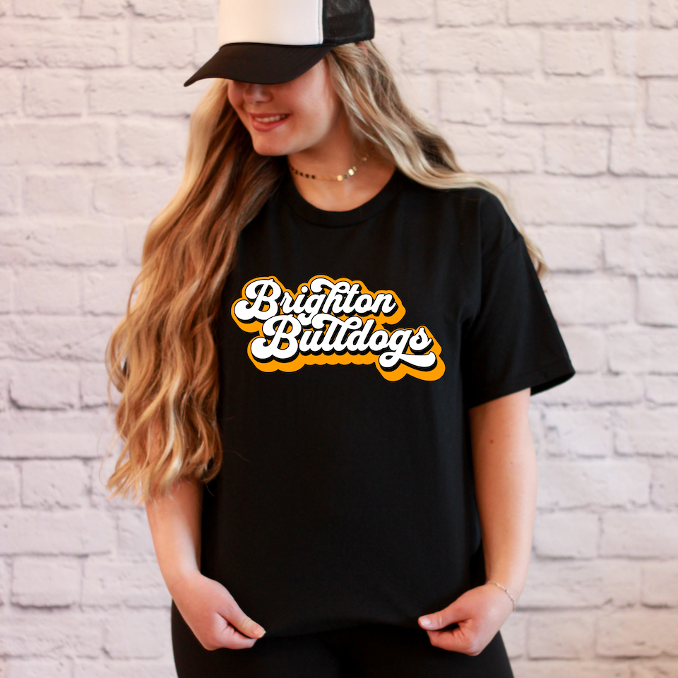 Bulldog Retro Swoosh