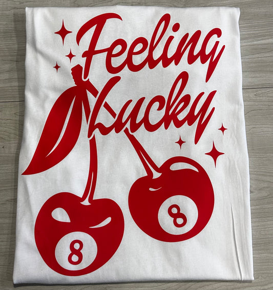 Feeling Lucky Cherry Tee