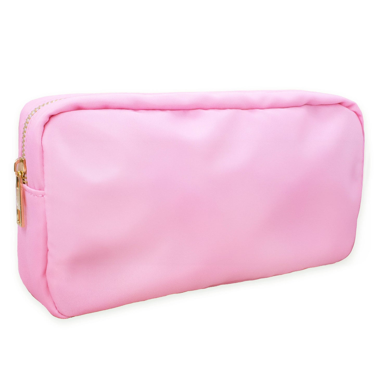 Blank Letter Bag Pouch, Sublimation Pink Nylon Travel Makeup