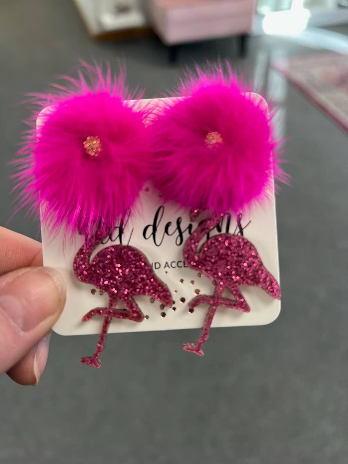 Flamingo Earrings