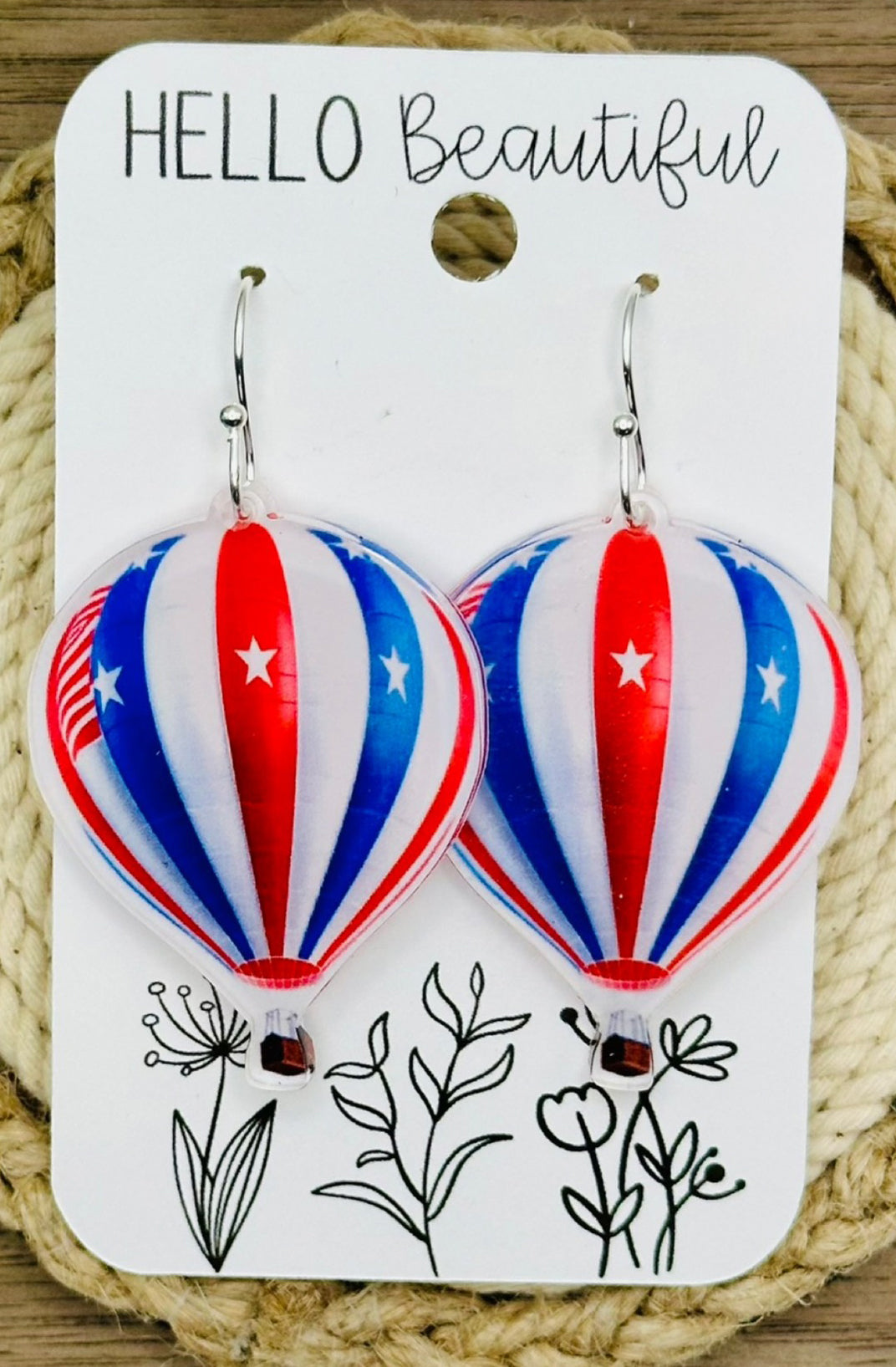 Hot Air Balloon Earrings